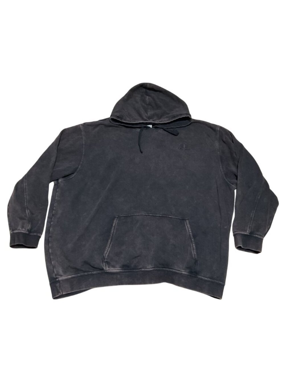 Champion Charcoal Hoodie Cargo Wide Leg Cargo Pants Set Sz 4XLT Cotton Blend Men - Picture 2 of 10